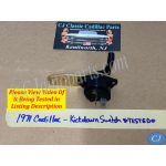 OEM 1970 1971 1972 1973 1974 1975 1976 1977 1978 1979 1980 1981 Cadillac Deville Eldorado Fleetwood Calais TRANS TRANSMISSION KICK DOWN KICKDOWN SWITCH **TESTED** #1496165